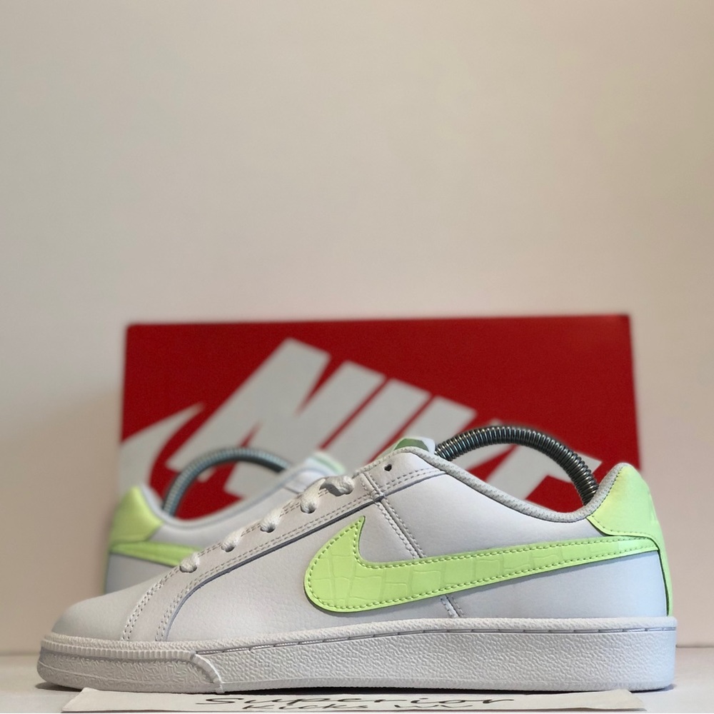 Nike Court Royale “White/Barely Volt”